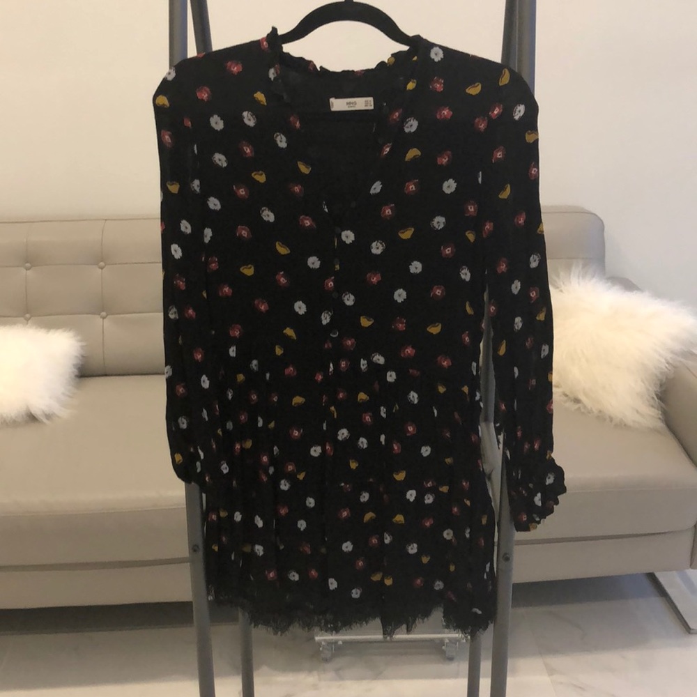 MNG button dress